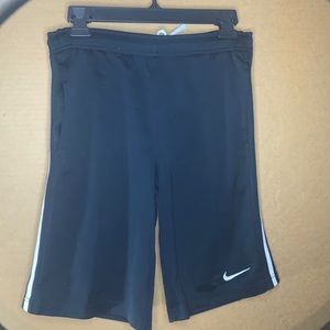 Large Black Nike Boys Athletic Shorts